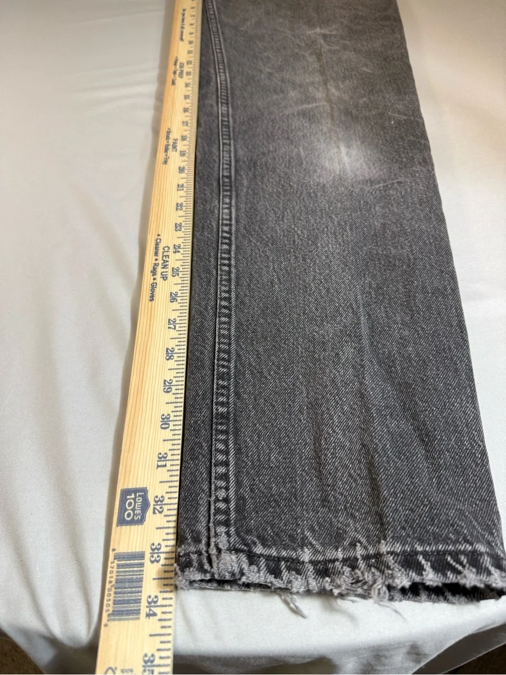 VTG Levi’s 550 Orange Tab‎ USA Faded Black Jeans 34x36 fit 32x34 Grunge